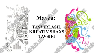 tasvirlash. kreativ shaxs tavsifi — PPTX