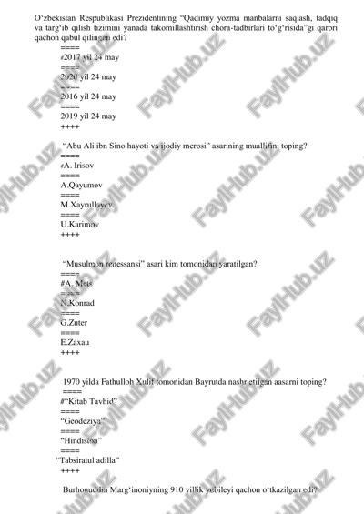jahon tamadduni tarixida markaziy osiyo renessansi — PDF