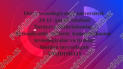 o'zbekistondamobile banking — PPTX