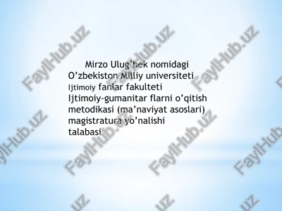 janubiy korea ta’lim tizimi — PPTX