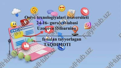 mediasavodxonlik va axborot madaniyati evolyutsiyasi — PPTX