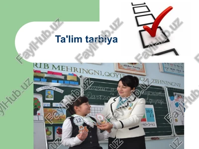 ta'limtarbiya — PPTX