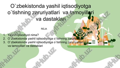 yashiliqtisodiyotnima? — PPTX