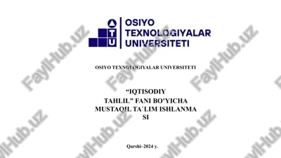 o'zbekistondagi oliy ta'lim muassasalari soni — PPTX