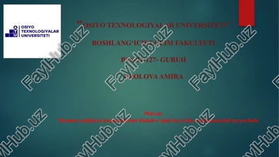 mumtoz adabiyot namunalarini ifodali o’qish bo’yicha audiomaterial — PPTX