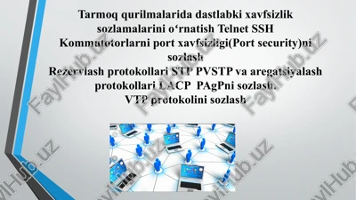 tarmoq xavfsizligi — PPTX