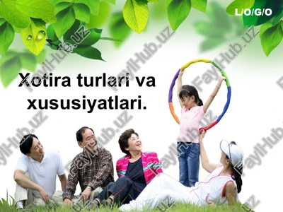 xotiraturlar va xususiyatlari — PPTX