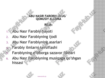 abu nasir farobiy — PPTX