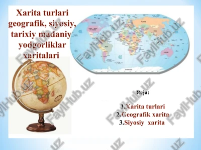 xarita turlari — PPT