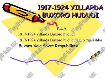 buxoro xalq sovet respublikasi — PPT