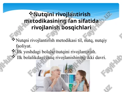 nutqinirivojlantirishmetodikasi — PPTX