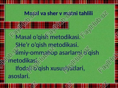 masalvashervmatnitahlili — PPTX