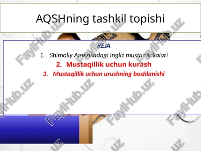 shimoliy amerikadagi ingliz mustamlakalari — PPTX