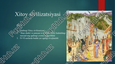 qadimgi xitoysivilizasiyasi — PPTX