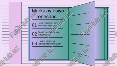 markaziy osiyo va amir temur davri — PPTX