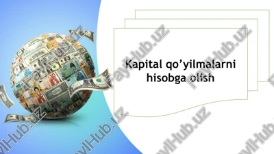 kapital qo'yilmalar — PDF