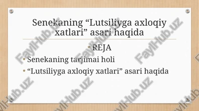 lutsiliyga axloqiy xatlari — PPTX