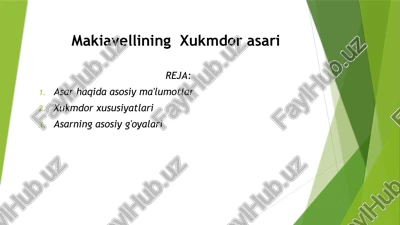 makiavelliningxukmdorasari — PPTX
