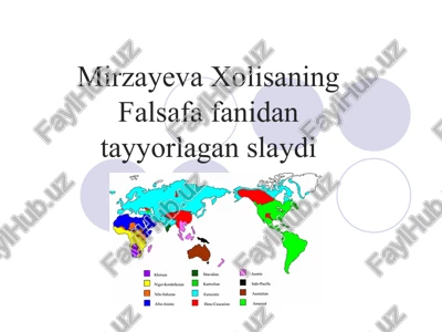 mirzayeva xolisaningfalsafa fanidantayyorlagan slayd — PPT
