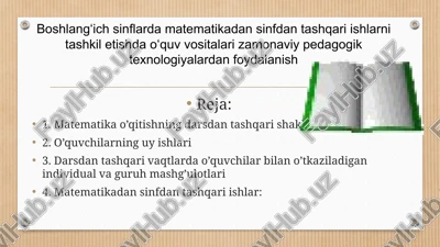 boshlang’ich sinflar matematikasi — PPTX
