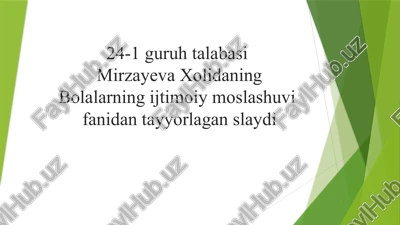 shaxs-tushunchasi — PPTX