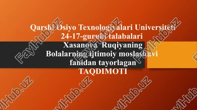 xotirani diagnostika qilish metodlari — PPTX