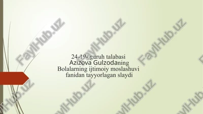 o`zbekistonda ijtimoiy pedagogikaning faoliyat sohlari — PPTX