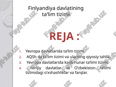 yaponiya ta`lim tizimi — PPTX