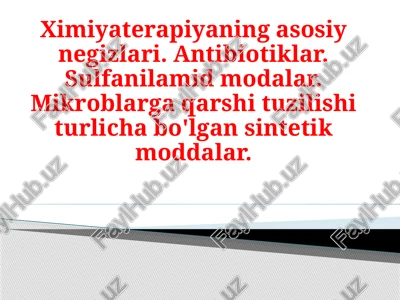 ximiyaterapiya — PPTX