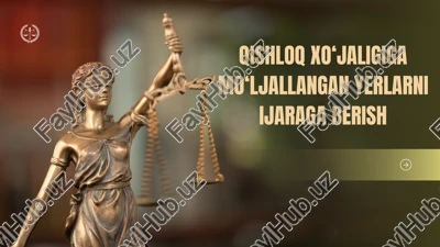 qishloq xo‘jaligiga mo‘ljallangan yerlarni ijaraga berish — PDF