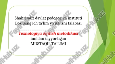 applikatsiya usulidan foydalanib buyumlarga va ko’rgazmalarga bezak berish — PPT