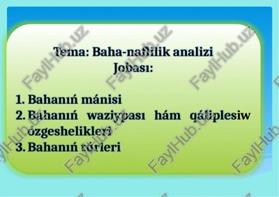 baha-naflilik analizi — PPTX
