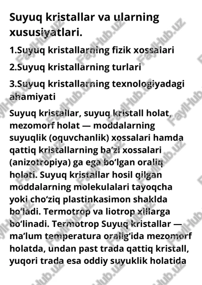 suyuq kristallar — PDF
