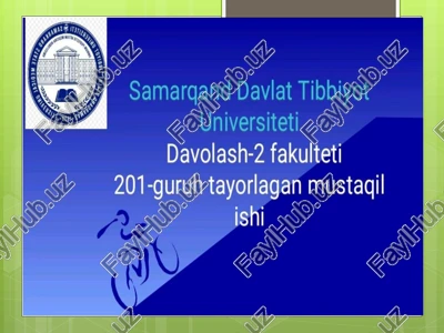davolash-2 fakulteti — PPTX