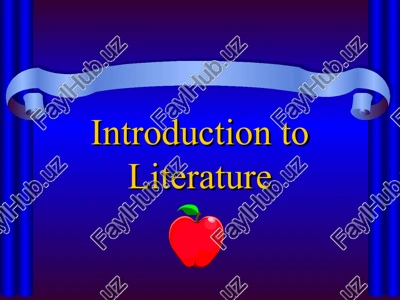introduction to literature — PPT