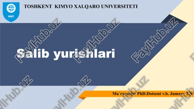salibyurishlari — PPTX