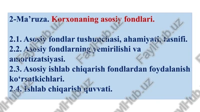 ma’ruza.korxona — PPTX