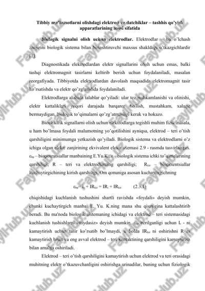 elektrod va datchiklar — DOCX
