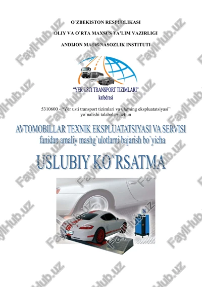 yer usti transport tizimlari va ularning ekspluatatsiyasi — DOC
