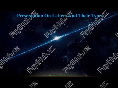 presentation on letters and their types — PPTX