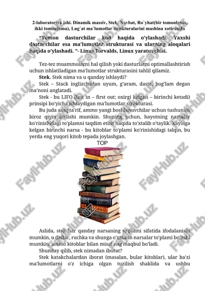 stek (stack) — DOCX