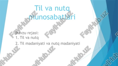 tilvanutqmunosabatlari — PPTX