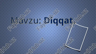 diqqat — PPTX