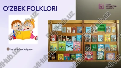 o'zbek xalq og'zaki ijodi — PPTX
