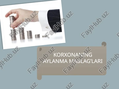 aylanmamablag’lar — PPTX