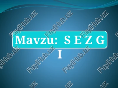 sezgi — PPTX