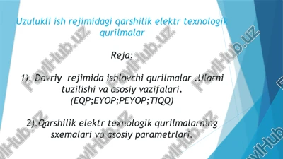 elektr qarshilik pechlari — PPTX