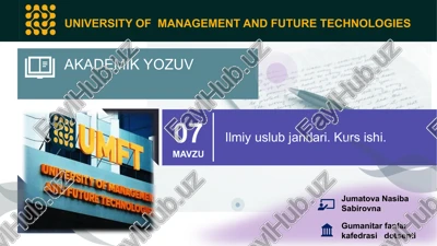 ilmiy uslub janrlari — PPTX