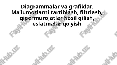 diagrammalarvagrafiklar — PPTX