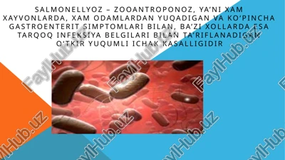 salmonellyoz — PPTX